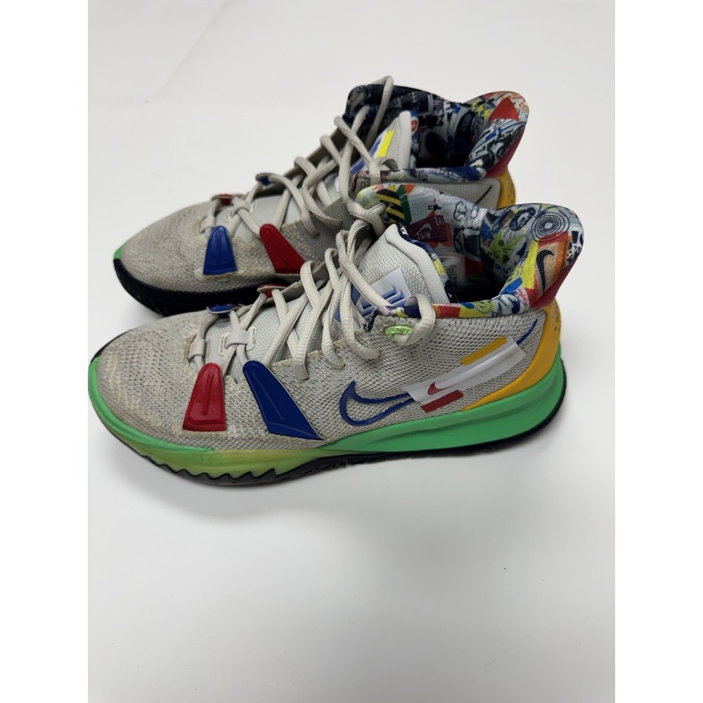 Nike Shoes Kyrie 7 Visions 2021 Size 8.5 9.5 DC9122 001 Sneaker With Box - Picture 15 of 15